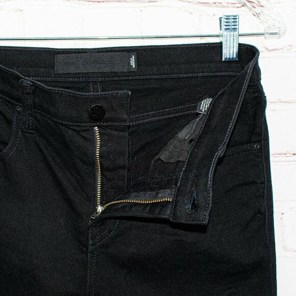 DENIM X Alexander Wang Crop frayed Jeans Women's Size 24 - Picture 2 of 10